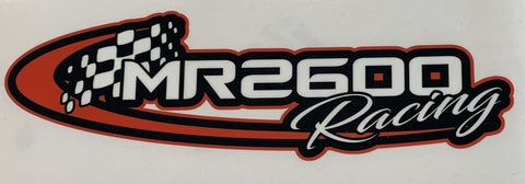 MR2600 Racing Logo Stickers - Medium